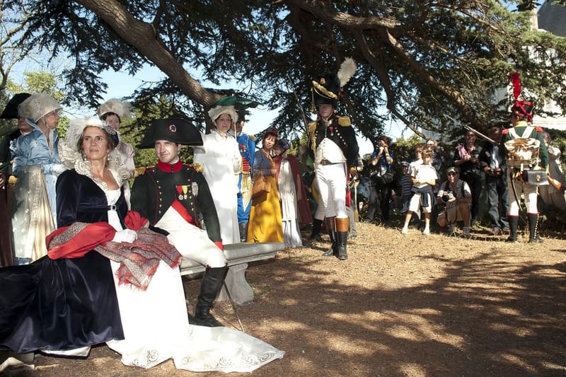 Tableau vivant en costumes du Premier Empire
